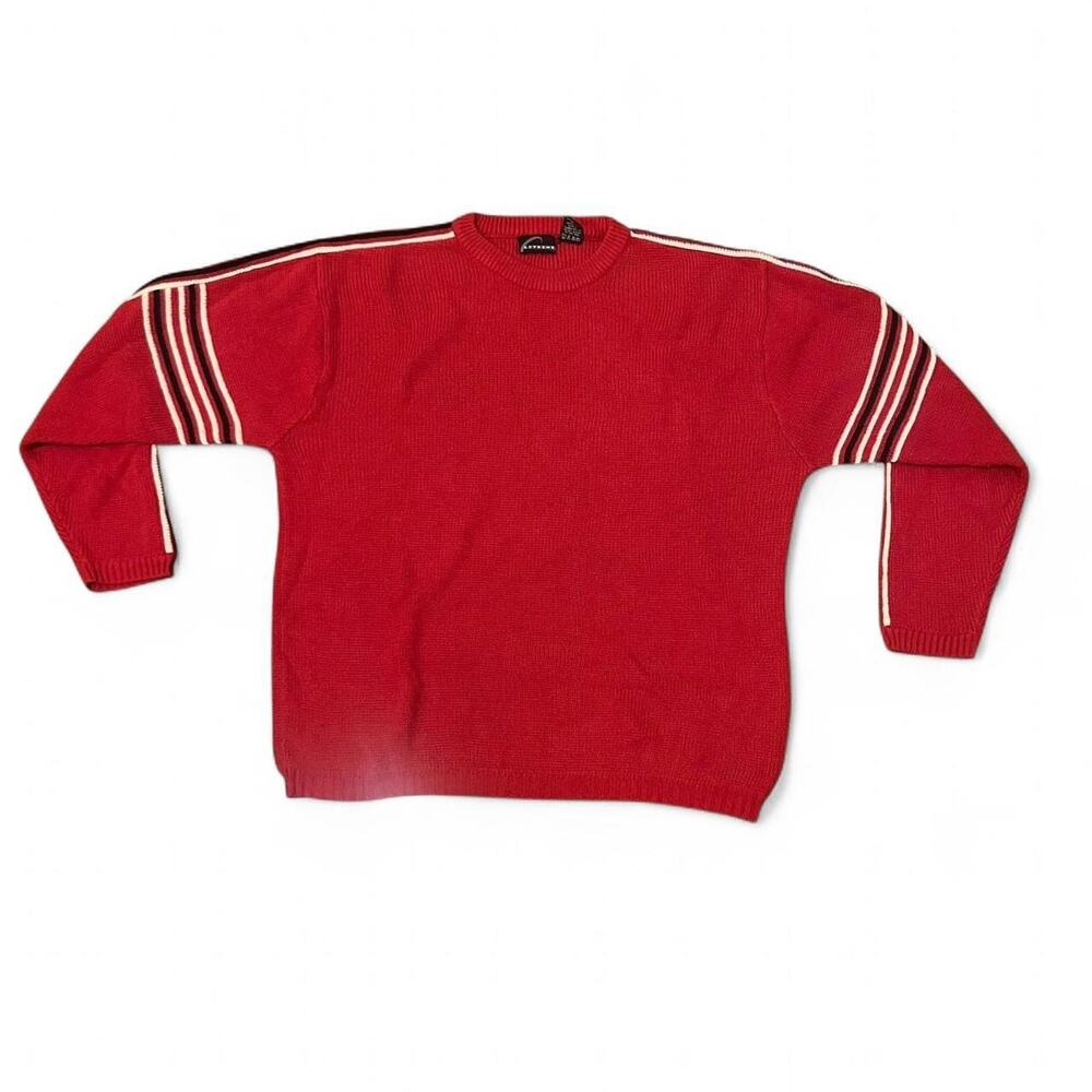 Men's Red Crewneck Sweater